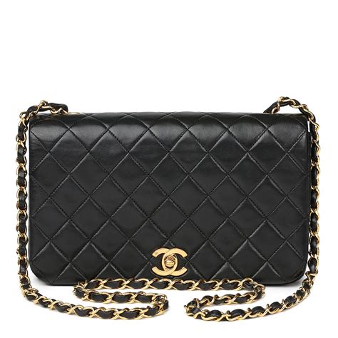 chanel vintage full flap|chanel vintage classic flap.